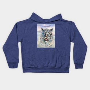 Blue Tiger Kids Hoodie